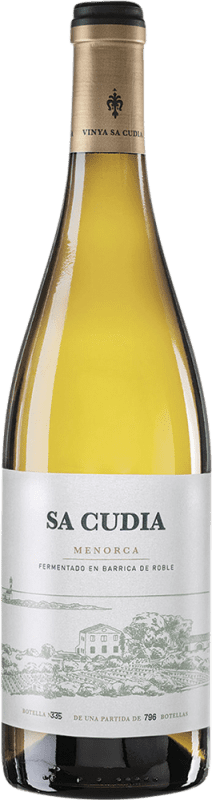 34,95 € Envoi gratuit | Vin Blanc Vitivinícola del Mediterráneo Sa Cudia Fermenté en Barrique I.G.P. Vi de la Terra de Illa de Menorca Espagne Malvasía — Malvoisie Bouteille 75 cl