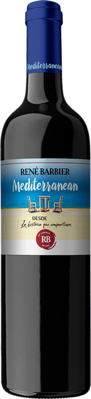 4,95 € 免费送货 | 红酒 René Barbier Mediterranean Tinto D.O. Penedès 西班牙 Tempranillo, Grenache 瓶子 75 cl