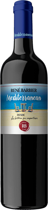 4,95 € Envio grátis | Vinho tinto René Barbier Mediterranean Tinto D.O. Penedès Espanha Tempranillo, Grenache Garrafa 75 cl