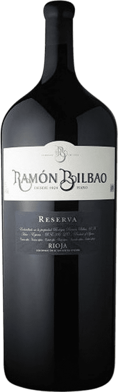 1 192,95 € Spedizione Gratuita | Vino rosso Ramón Bilbao Riserva D.O.Ca. Rioja La Rioja Spagna Tempranillo Bottiglia Balthazar 12 L