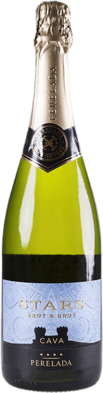 13,95 € 送料無料 | 白スパークリングワイン Perelada Stars Brut D.O. Cava スペイン Macabeo, Xarel·lo, Parellada ボトル 75 cl