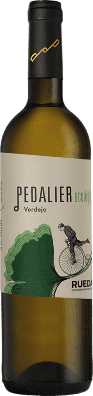 16,95 € Envio grátis | Vinho branco Family Owned Pedalier Blanco Ecológico D.O. Rueda Espanha Verdejo Garrafa 75 cl