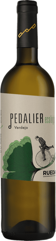12,95 € Envío gratis | Vino Blanco Family Owned Pedalier D.O. Rueda España Verdejo Eco Ecológico Botella 75 cl