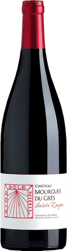 15,95 € Envio grátis | Vinho tinto Mourgues du Gres Galets Rouge Tinto A.O.C. Costières de Nîmes França Syrah, Grenache Tintorera, Carignan, Mourvèdre, Marselan Garrafa 75 cl