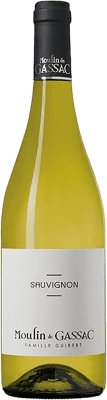 13,95 € 免费送货 | 白酒 Moulin de Gassac I.G.P. Vin de Pays d'Oc 法国 Sauvignon White 瓶子 75 cl