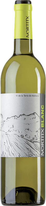 18,95 € Envio grátis | Vinho branco Mortitx Blanco I.G.P. Vi de la Terra de Mallorca Maiorca Espanha Malvasía, Chardonnay, Riesling, Mascate Garrafa 75 cl