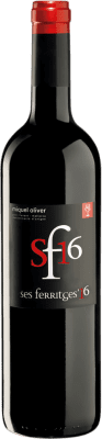 17,95 € Kostenloser Versand | Rotwein Miquel Oliver Ses Ferritges D.O. Pla i Llevant Spanien Merlot, Syrah, Cabernet Sauvignon, Callet Flasche 75 cl
