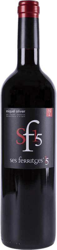 17,95 € Бесплатная доставка | Красное вино Miquel Oliver Ses Ferritges Tinto D.O. Pla i Llevant Испания Merlot, Syrah, Cabernet Sauvignon, Callet бутылка 75 cl