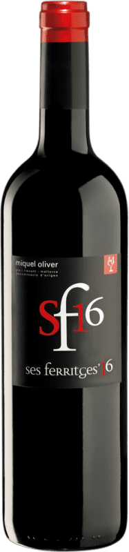 18,95 € Kostenloser Versand | Rotwein Miquel Oliver Ses Ferritges D.O. Pla i Llevant Spanien Merlot, Syrah, Cabernet Sauvignon, Callet 75 cl