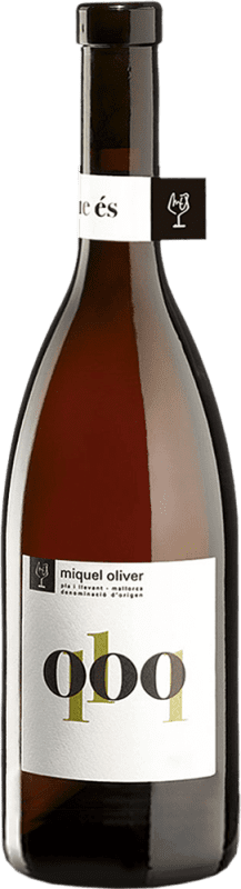 28,95 € Envío gratis | Vino Blanco Miquel Oliver QBQ 000 D.O. Pla i Llevant España Giró Botella 75 cl
