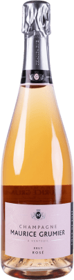 46,95 € Kostenloser Versand | Rosé Sekt Maurice Grumier Rosé Brut A.O.C. Champagne Champagner Frankreich Spätburgunder, Chardonnay, Pinot Meunier Flasche 75 cl