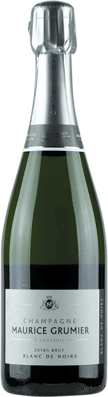 43,95 € Envio grátis | Espumante branco Maurice Grumier Brut A.O.C. Champagne Champagne França Pinot Preto, Chardonnay, Pinot Meunier Garrafa 75 cl