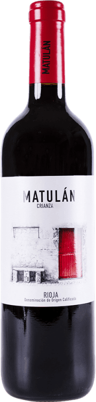 9,95 € Бесплатная доставка | Красное вино Obalo Matulán Tinto старения D.O.Ca. Rioja Ла-Риоха Испания Tempranillo бутылка 75 cl