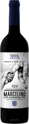 4,95 € Envío gratis | Vino Tinto Marcelino D.O.Ca. Rioja La Rioja España Tempranillo Botella 75 cl