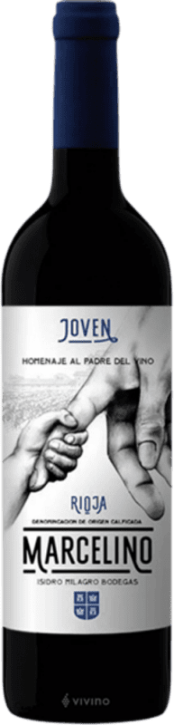 4,95 € Spedizione Gratuita | Vino rosso Marcelino Tinto D.O.Ca. Rioja La Rioja Spagna Tempranillo Bottiglia 75 cl