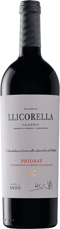 24,95 € Бесплатная доставка | Красное вино Cellers Unió Llicorella Classic Tinto D.O.Ca. Priorat Испания Merlot, Mazuelo, Grenache Tintorera бутылка 75 cl