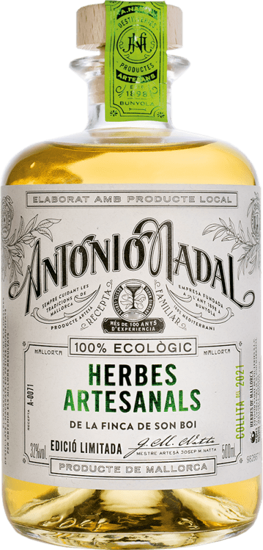 21,95 € 送料無料 | ハーブリキュール Antonio Nadal スペイン Eco — エコ ビオ オーガニック ミディアムボトル 50 cl
