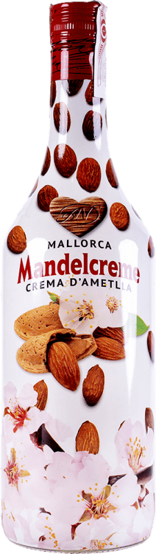 9,95 € Spedizione Gratuita | Crema di Liquore Mandelcreme Spagna 1 L Almendra — Mandorla