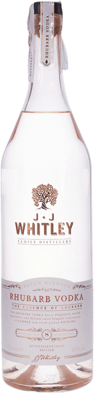 22,95 € Envío gratis | Vodka J.J. Whitley Rhubarb Rusia Botella 1 L