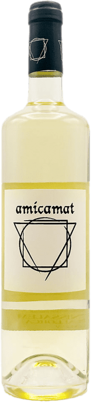 19,95 € Envío gratis | Vino Blanco Jaume de Puntiró Amicamat D.O. Binissalem España Moscatel 75 cl