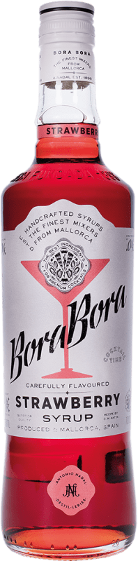 10,95 € Envio grátis | Concentrado para Cocktail Antonio Nadal Bora Bora Jarabe Fresa Espanha Garrafa 70 cl