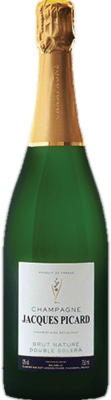 71,95 € Envio grátis | Espumante branco Jacques Picard Zero Dosage Brut Nature A.O.C. Champagne Champagne França Pinot Preto, Chardonnay, Pinot Meunier Garrafa 75 cl