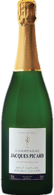 75,95 € 免费送货 | 白起泡酒 Jacques Picard Zero Dosage Brut Nature A.O.C. Champagne 香槟酒 法国 Pinot Black, Chardonnay, Pinot Meunier 瓶子 75 cl