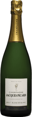 62,95 € Бесплатная доставка | Белое игристое Jacques Picard Blanc de Blancs A.O.C. Champagne шампанское Франция Chardonnay бутылка 75 cl