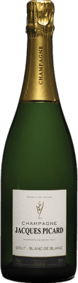 54,95 € Kostenloser Versand | Weißer Sekt Jacques Picard Blanc de Blancs A.O.C. Champagne Champagner Frankreich Chardonnay Flasche 75 cl