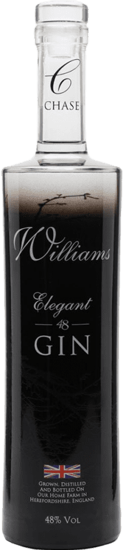12,95 € Spedizione Gratuita | Genever Gin William Chase Extra Dry — Extra Secco Regno Unito Bottiglietta 20 cl