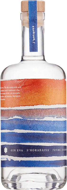 43,95 € 免费送货 | 金酒 Gin Eva S'Horabaixa Mallorca 马略卡 西班牙 中瓶装 50 cl Juniper — 杜松子, Lemon — 柠檬, Thyme — 百里香