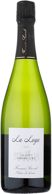 64,95 € Envio grátis | Espumante branco Francois Secondé La Loge Grand Cru Blanc de Noirs Brut A.O.C. Champagne Champagne França Pinot Preto Garrafa 75 cl