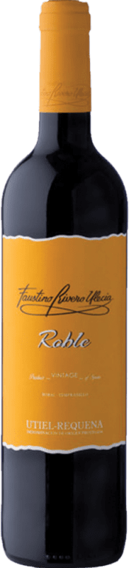 6,95 € 送料無料 | 赤ワイン Faustino Rivero Ulecia Tinto オーク D.O. Utiel-Requena スペイン Tempranillo, Bobal ボトル 75 cl