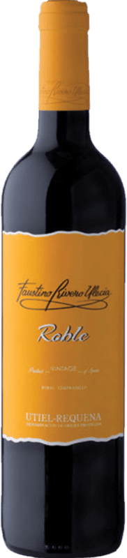 6,95 € Free Shipping | Red Wine Faustino Rivero Ulecia Oak D.O. Utiel-Requena Spain Tempranillo, Bobal 75 cl
