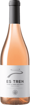 10,95 € Free Shipping | Rosé wine Family Owned Es Tren Rosado I.G.P. Vi de la Terra de Mallorca Majorca Spain Syrah, Cabernet Sauvignon, Callet Bottle 75 cl