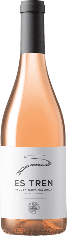 9,95 € 免费送货 | 桃红葡萄酒 Family Owned Es Tren I.G.P. Vi de la Terra de Mallorca 马略卡 西班牙 Syrah — 西拉, Cabernet Sauvignon — 赤霞珠, Callet — 卡列特 瓶装 75 cl