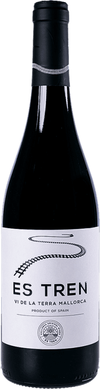 10,95 € 免费送货 | 红酒 Family Owned Es Tren Tinto I.G.P. Vi de la Terra de Mallorca 马略卡 西班牙 Merlot, Callet, Mantonegro 瓶子 75 cl