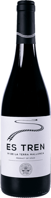 9,95 € Envío gratis | Vino Tinto Family Owned Es Tren I.G.P. Vi de la Terra de Mallorca Mallorca España Merlot, Callet, Mantonegro Botella 75 cl