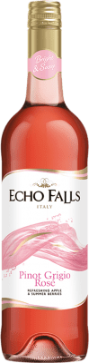 8,95 € Envio grátis | Vinho Rosé Echo Falls Rosé I.G. California California Estados Unidos Pinot Cinzento 75 cl