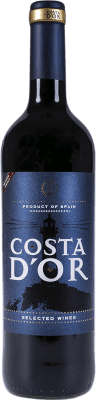 4,95 € 免费送货 | 红酒 Family Owned Costa D'Or Tinto 半干半甜 I.G.P. Vino de la Tierra de Castilla 西班牙 瓶子 75 cl