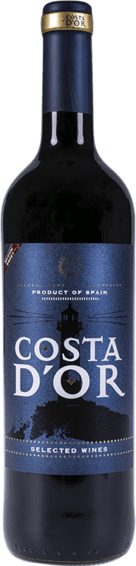 5,95 € 送料無料 | 赤ワイン Family Owned Costa d'Or Semiseco — やや辛口 I.G.P. Vino de la Tierra de Castilla スペイン 75 cl