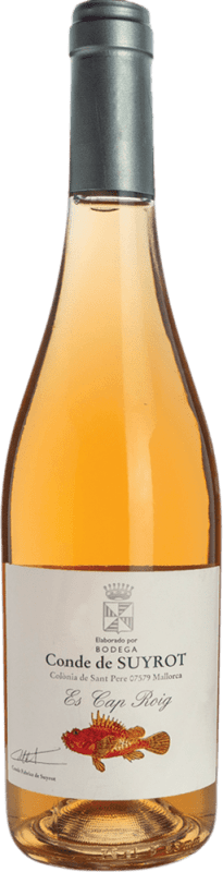 26,95 € Envoi gratuit | Vin Rosé Conde de Suyrot Cap Roig I.G.P. Vi de la Terra de Mallorca Majorque Espagne Cabernet Sauvignon, Mantonegro Bouteille 75 cl