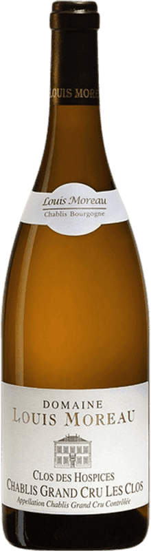 108,95 € Envío gratis | Vino blanco Louis Moreau Clos des Hospices A.O.C. Chablis Grand Cru Francia Chardonnay Botella 75 cl