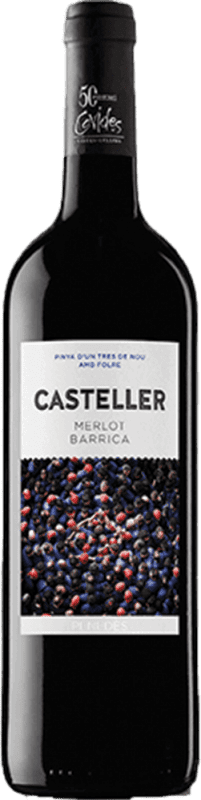 3,95 € Spedizione Gratuita | Vino rosso Covides Casteller D.O. Penedès Spagna Tempranillo, Merlot Bottiglia 75 cl