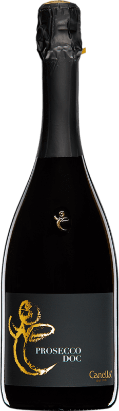 14,95 € Envio grátis | Espumante Branco Canella D.O.C. Prosecco Itália Glera 75 cl