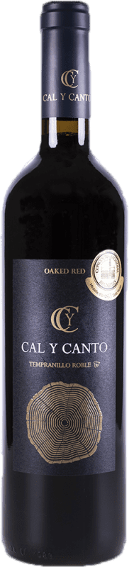 3,95 € Envío gratis | Vino tinto Cal y Canto Tinto Roble I.G.P. Vino de la Tierra de Castilla España Tempranillo Botella 75 cl