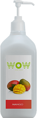 52,95 € Kostenloser Versand | Sirup für Cocktail WOW Base Master Fruit Spanien Spezialflasche 2 L Mango
