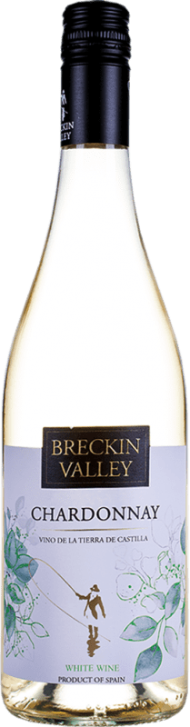 6,95 € Envoi gratuit | Vin Blanc Faustino Rivero Breckin Valley I.G.P. Vino de la Tierra de Castilla Espagne Chardonnay 75 cl Capsule à Vis