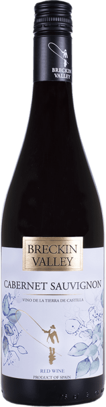 4,95 € Spedizione Gratuita | Vino rosso Faustino Rivero Breckin Valley Tinto Tapón de Rosca I.G.P. Vino de la Tierra de Castilla Spagna Cabernet Sauvignon Bottiglia 75 cl