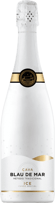 10,95 € Kostenloser Versand | Weißer Sekt Family Owned Blau de Mar Ice Semiseco — Halbtrocken D.O. Cava Spanien Macabeo, Xarel·lo, Parellada Flasche 75 cl